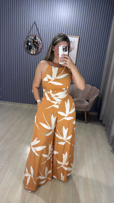 Conjunto calça pantalona Gabi