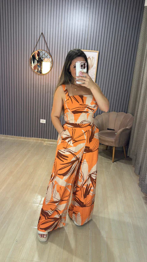 Conjunto calça pantalona Raissa