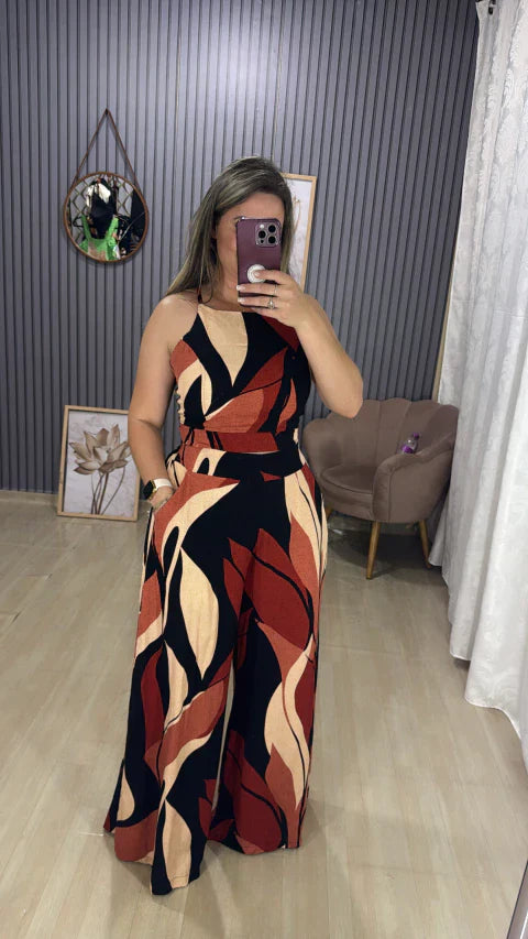 Conjunto calça pantalona Gabi