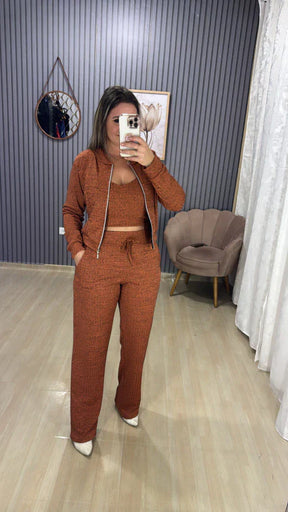 Conjunto 3 peças calça