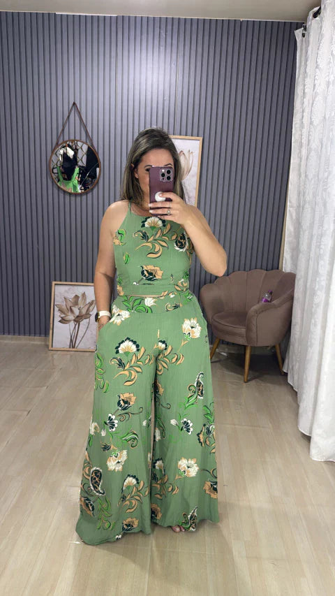 Conjunto calça pantalona Gabi