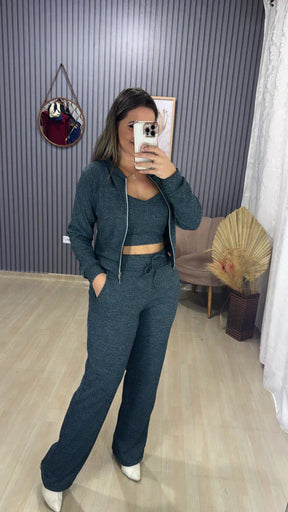 Conjunto 3 peças calça