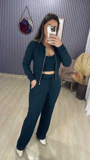 Conjunto 3 peças calça