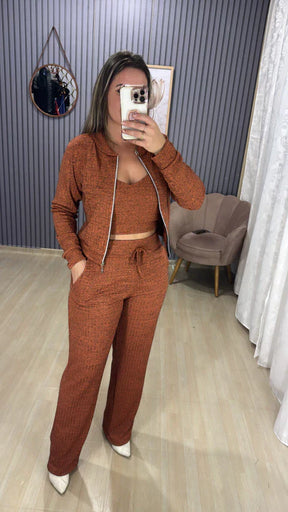 Conjunto 3 peças calça